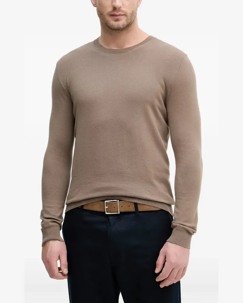 Sisley Pullover mit rundem Ausschnitt - Braun Braun