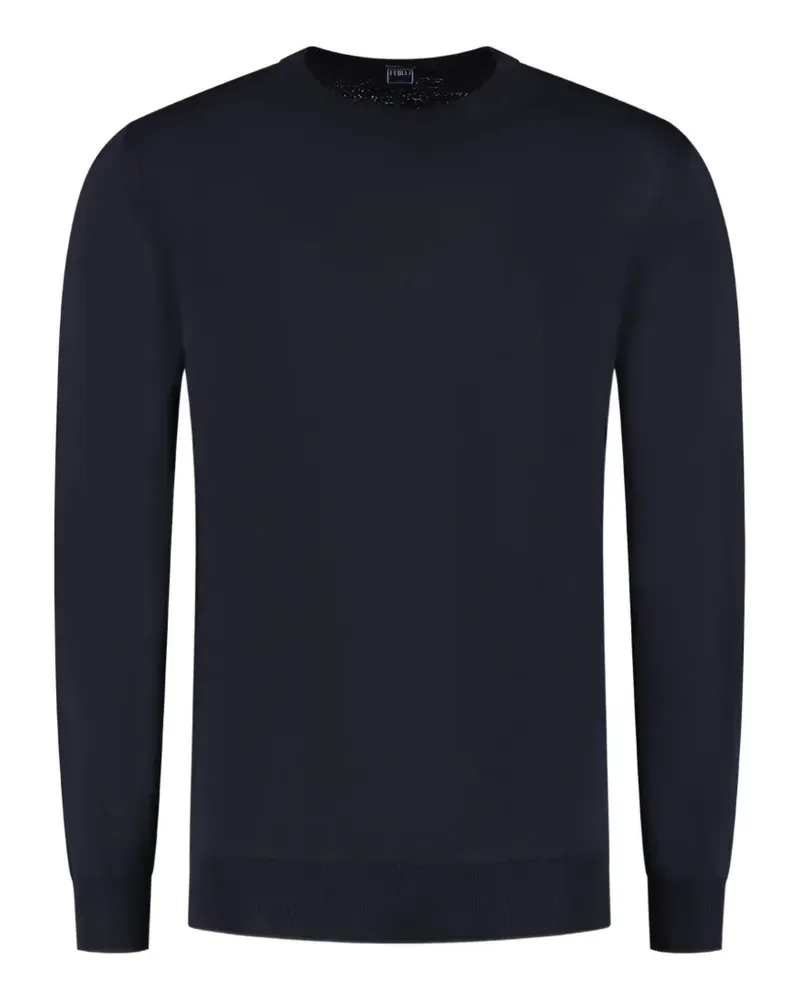 Fedeli crew-neck sweater - Blau Blau