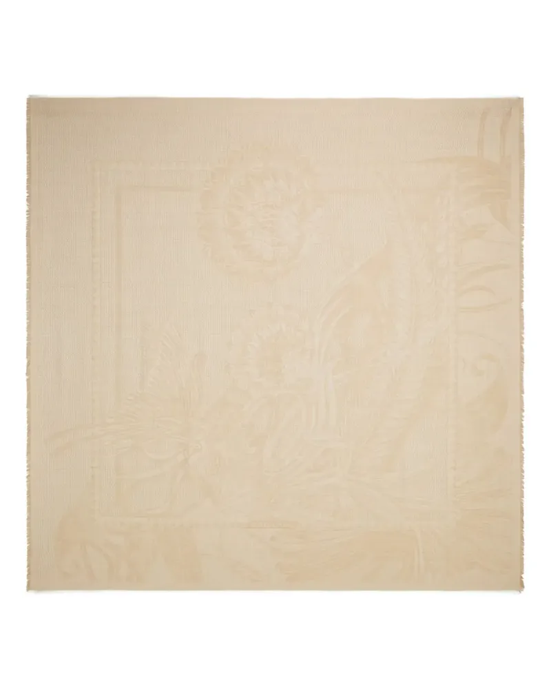 Ferragamo Schal mit Jacquardmuster - Nude Nude