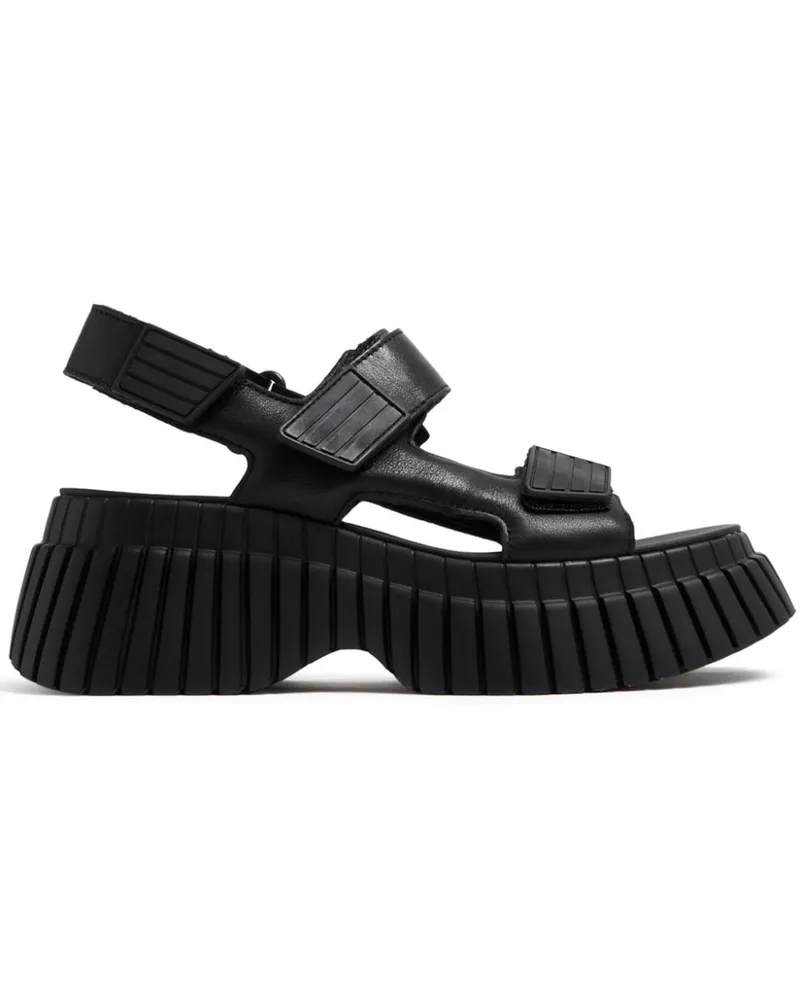 Camper BCN Plateau-Sandalen - Schwarz Schwarz