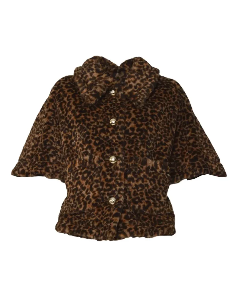 Max Mara brushed-effect jacket - Braun Braun
