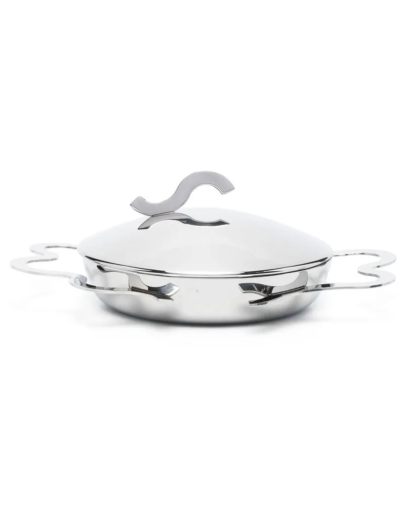 Alessi Tegamino Eierpfanne - Silber Silber