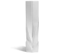 Große Braid Vase - Weiß