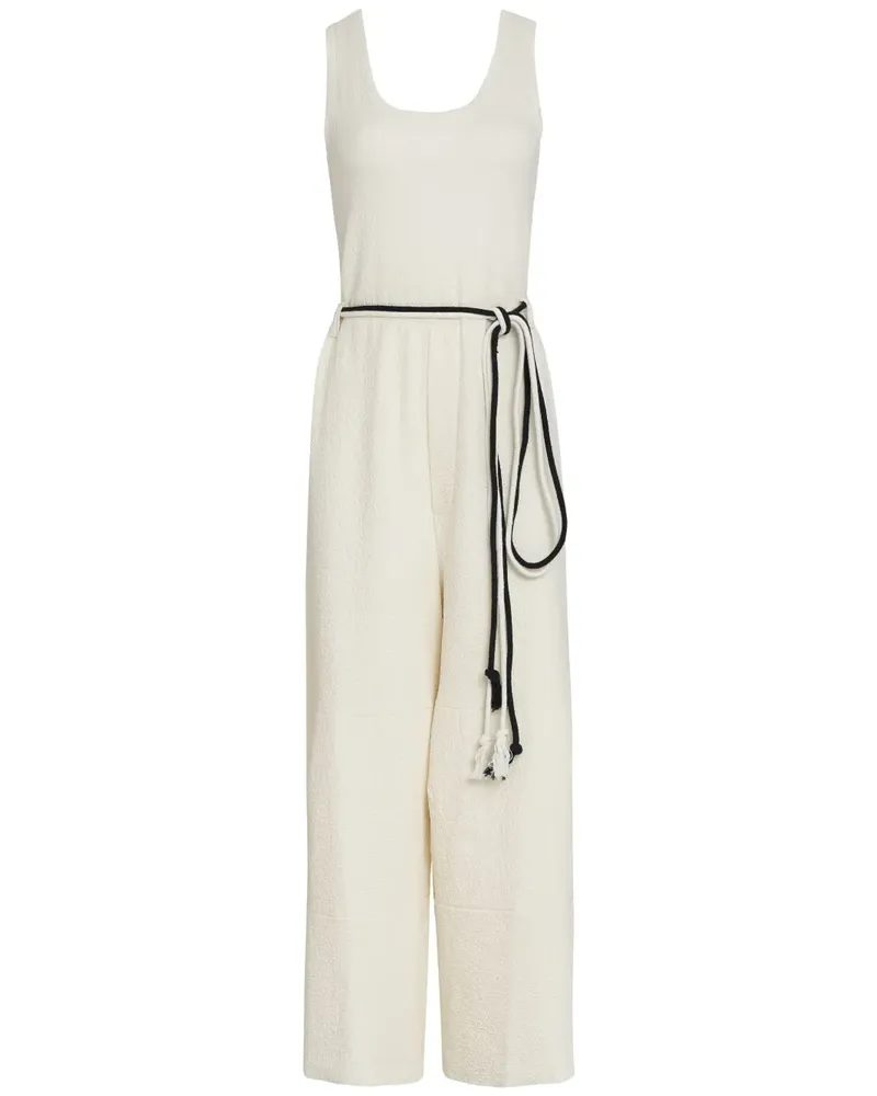 Osklen Capoeira Jumpsuit - Weiß Weiß