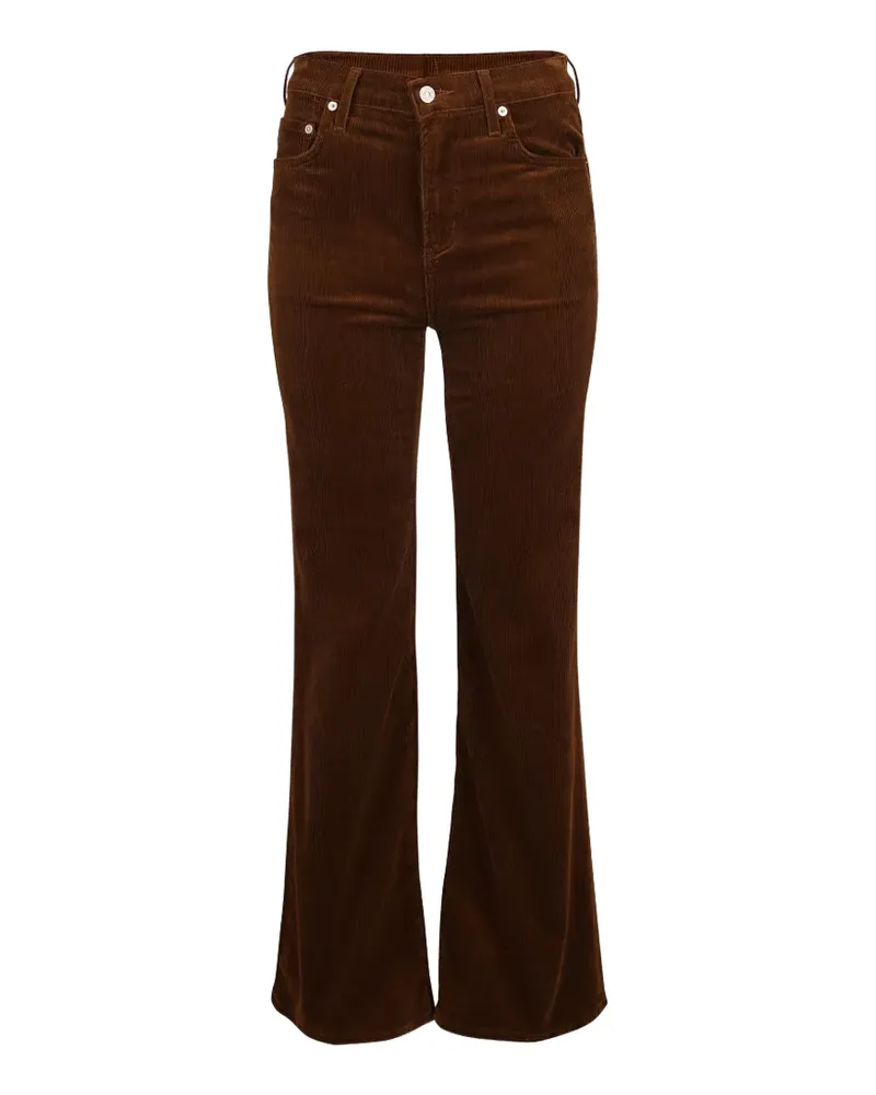 Citizens of humanity Kimberly 70s flared corduroy trousers - Braun Braun