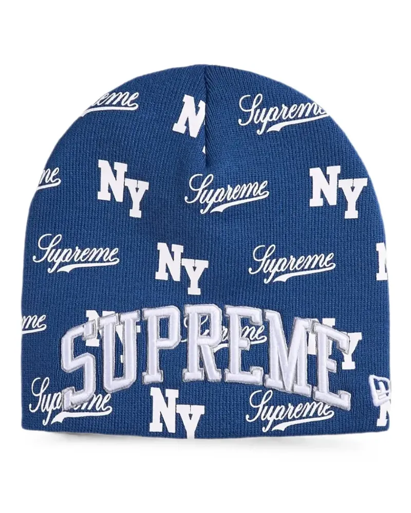 Supreme Being x New Era logo beanie - Blau Blau