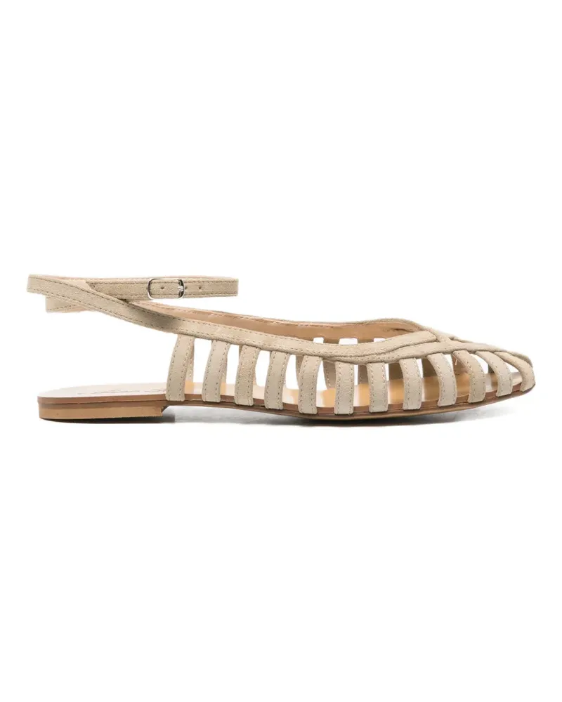Anna F. cage-strap buckled sandals - Nude Nude