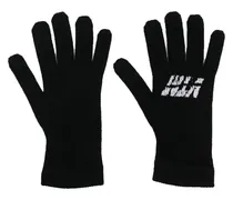 Intarsien-Handschuhe mit Logo