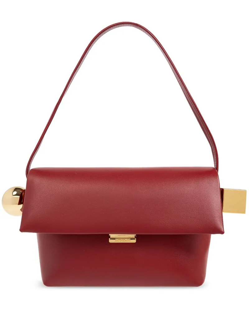 Jacquemus Le Rond Carre Schultertasche - Rot Rot