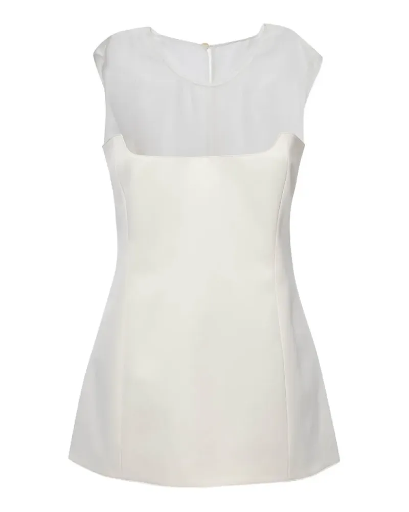 KHAITE Sasmo paneled sleeveless blouse - Nude Nude