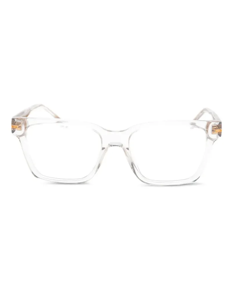 Victoria Beckham Brille mit eckigem Gestell - Weiß Weiß
