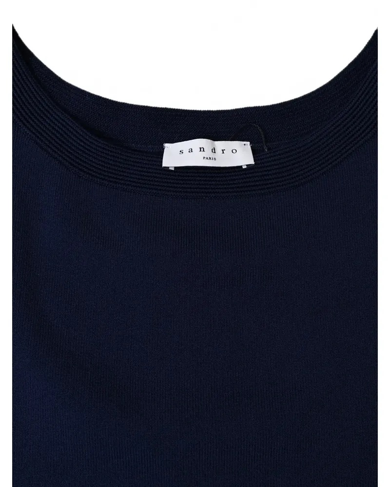 Sandro Kimiko corset-detail dress - Blau Blau