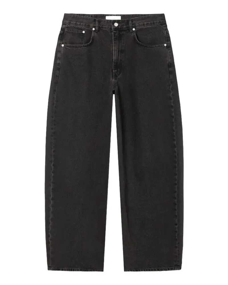 Dunst Jeans mit weitem, abgerundetem Bein - Grau Grau