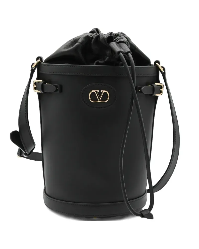 Valentino Garavani Handtasche mit Logo - Schwarz Schwarz