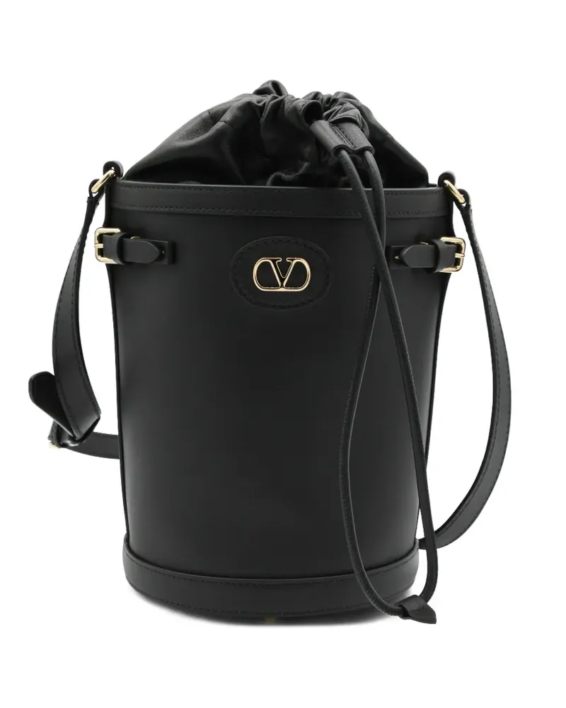 Valentino Garavani Handtasche mit Logo - Schwarz Schwarz