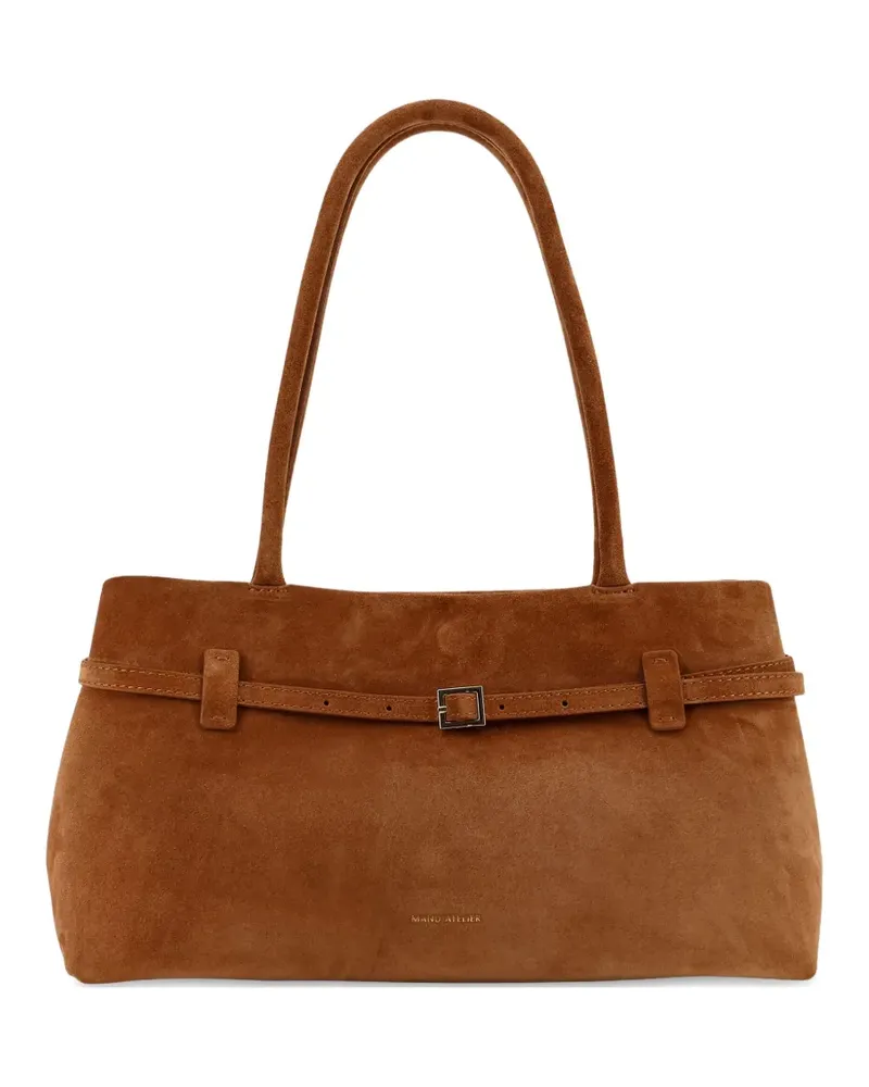 Manu Atelier Le Cambon East West Tote Bag - Braun Braun