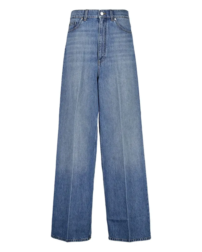 Stella McCartney Jeans mit Logo-Patch - Blau Blau