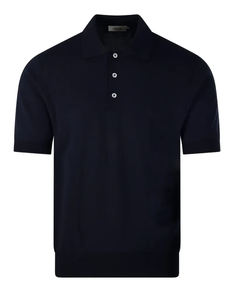 Altea Poloshirt mit Knopfleiste - Blau Blau