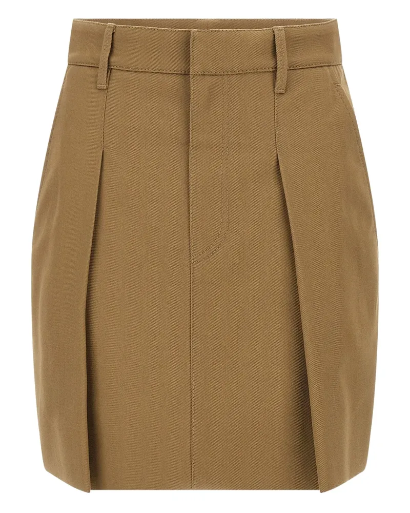 Brunello Cucinelli Midirock mit Falten - Braun Braun