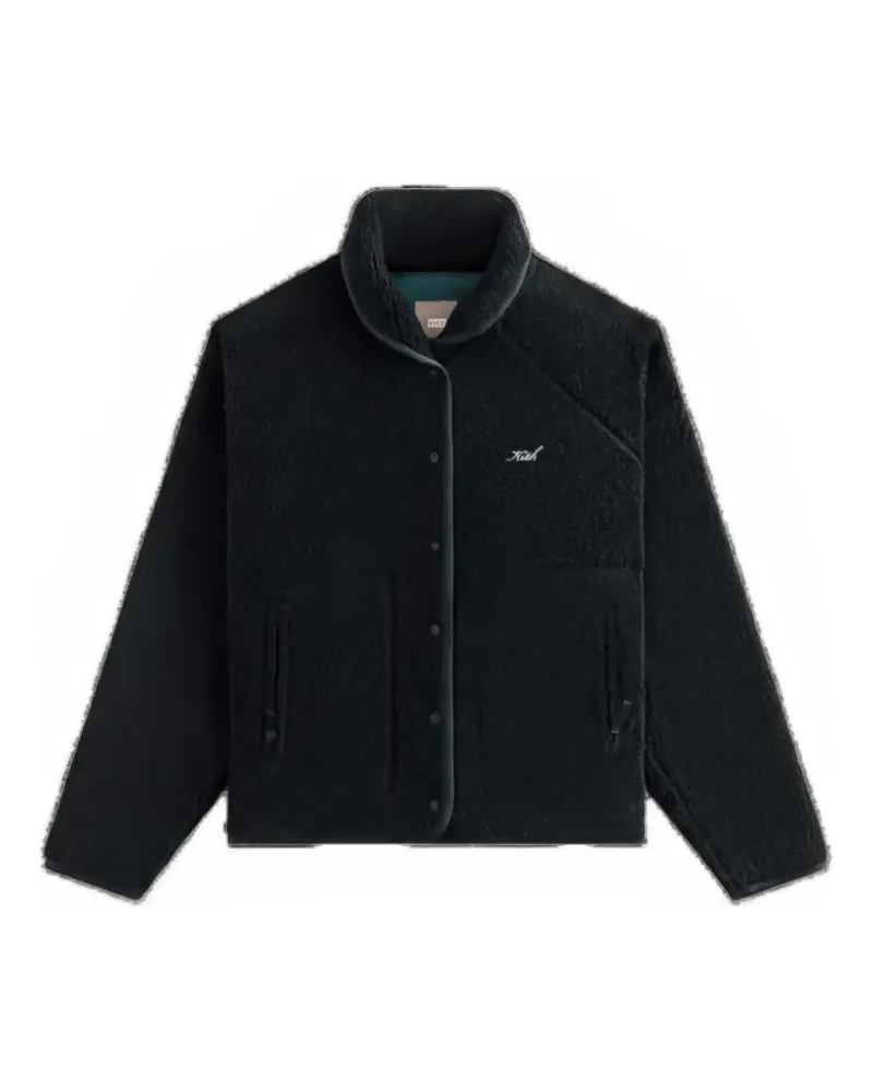 KITH Grayson Sherpa-Jacke mit Knopfleiste - Grün Grün