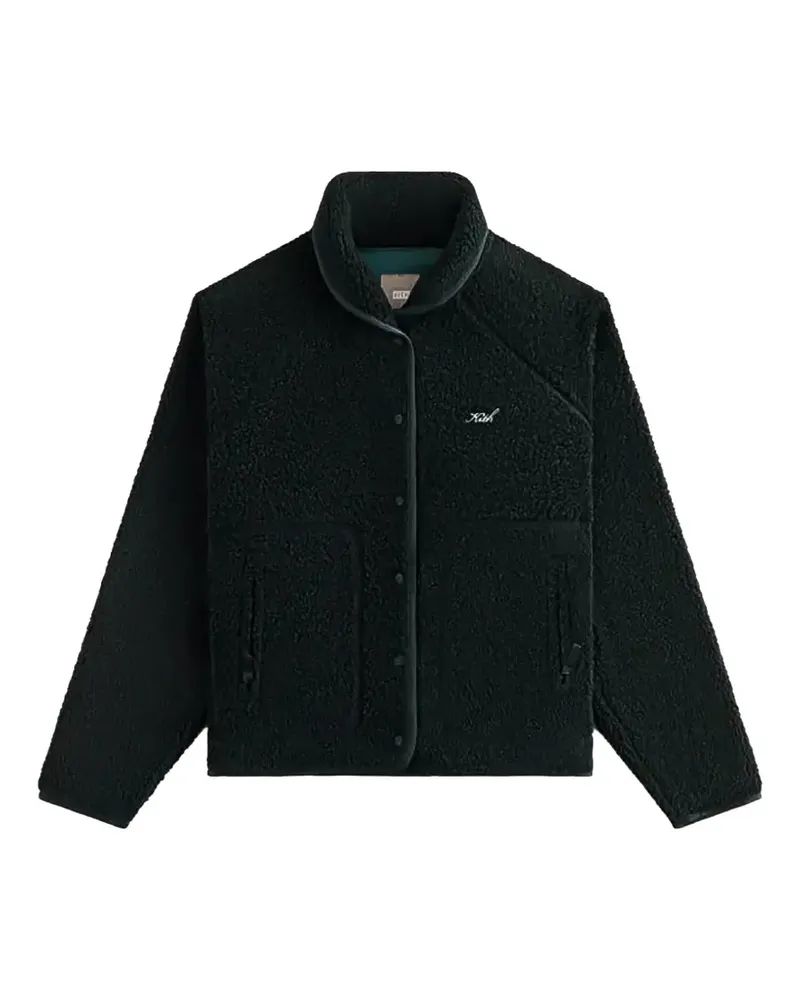 KITH Grayson button-down sherpa-texture jacket - Grün Grün
