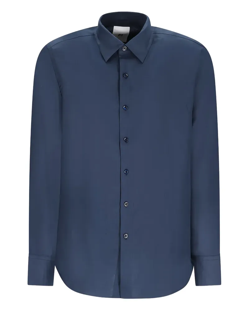 PT TORINO Langärmeliges Hemd - Blau Blau