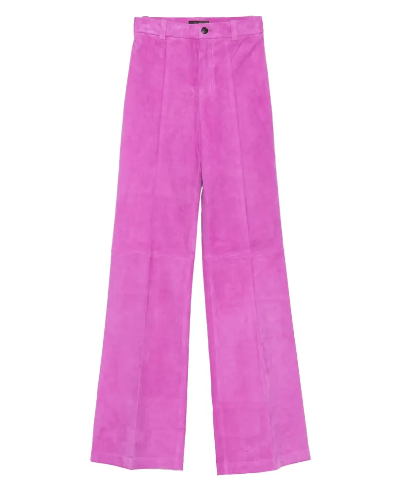 Stouls Hose aus Wildleder - Rosa Rosa