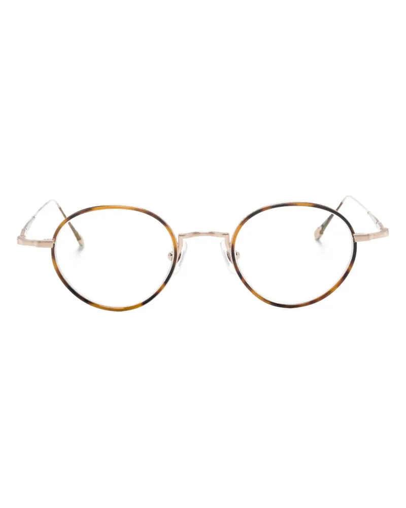 MATSUDA Brille mit rundem Gestell - Gold Gold