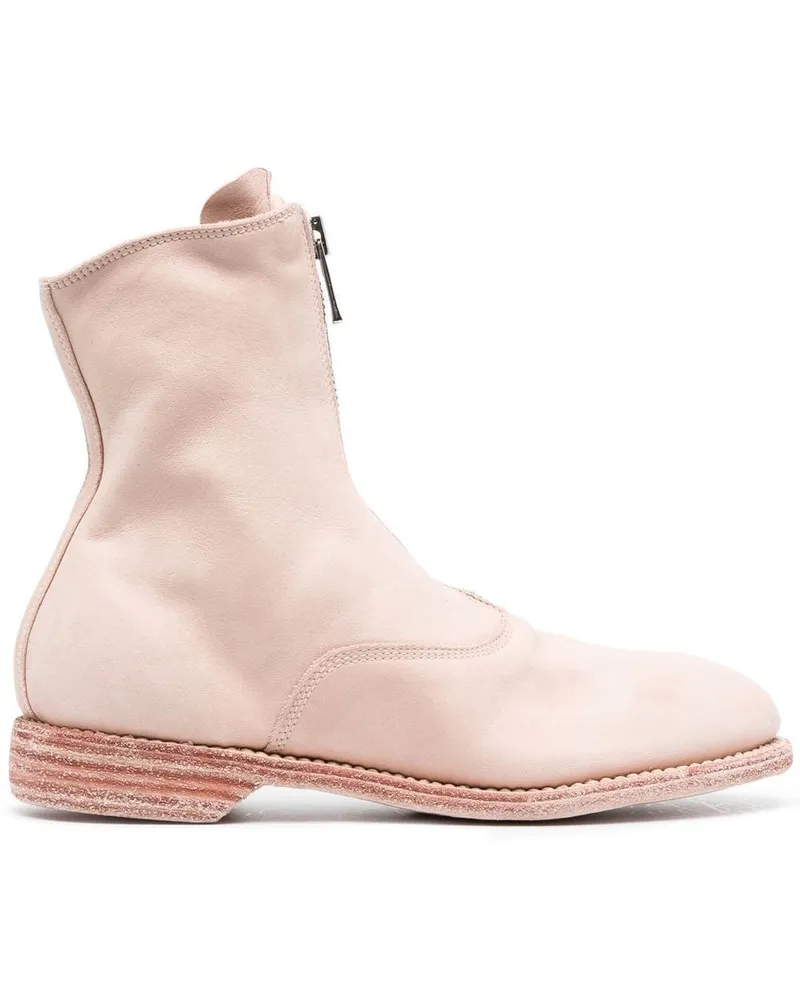 GUIDI Stiefel mit Reißverschluss 25mm - Rosa Rosa
