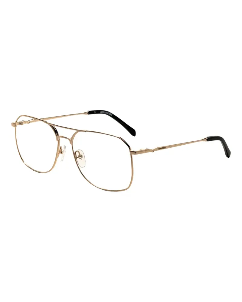 Zadig & Voltaire Brille mit geometrischem Gestell - Gold Gold