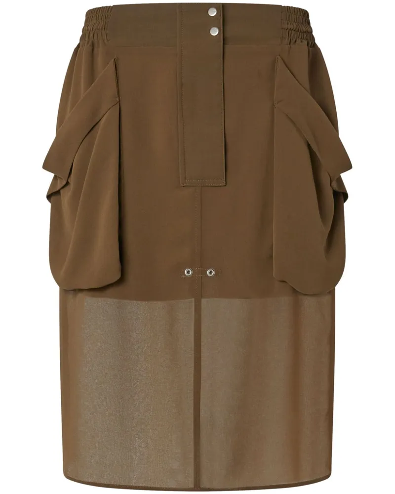 Pinko Midirock mit Ösendetail - Braun Braun