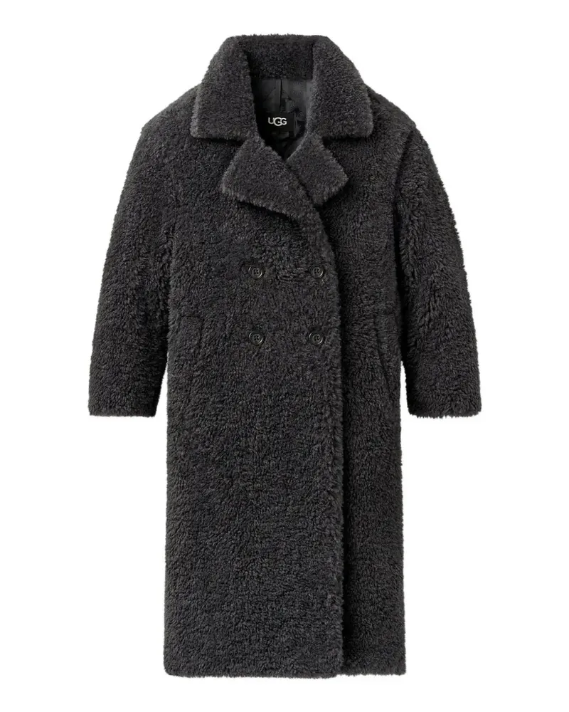UGG Gertrude long Teddy coat II - Grau Grau
