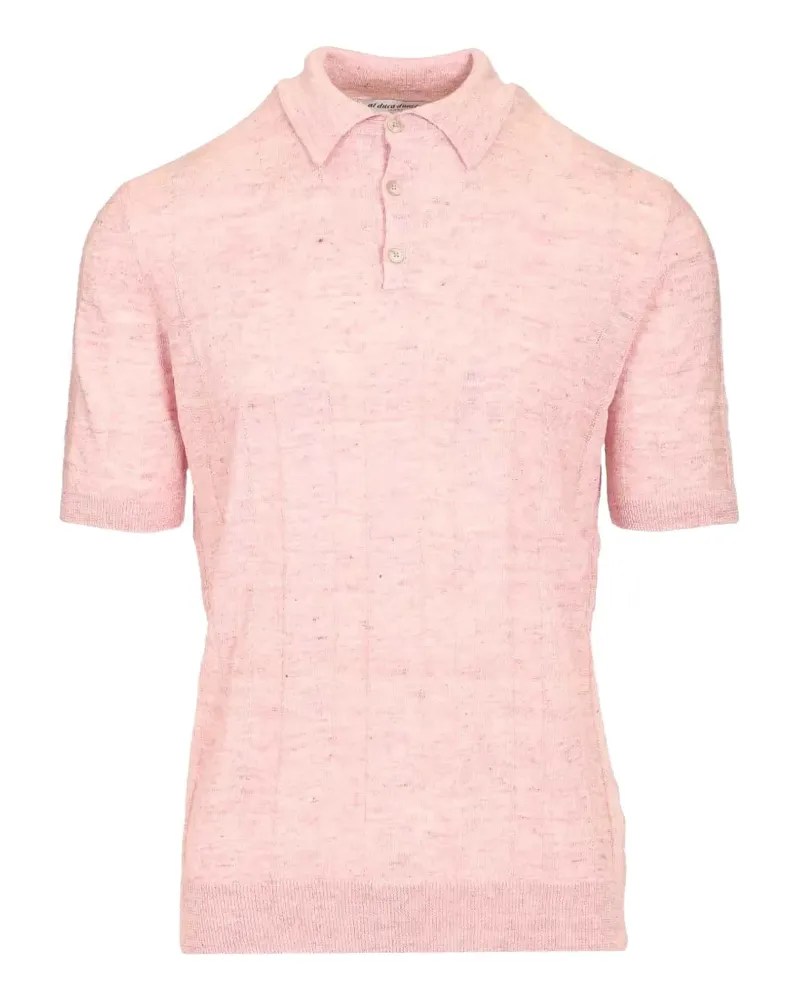 Al Duca D’Aosta 1902 Poloshirt mit kurzen Ärmeln - Rosa Rosa