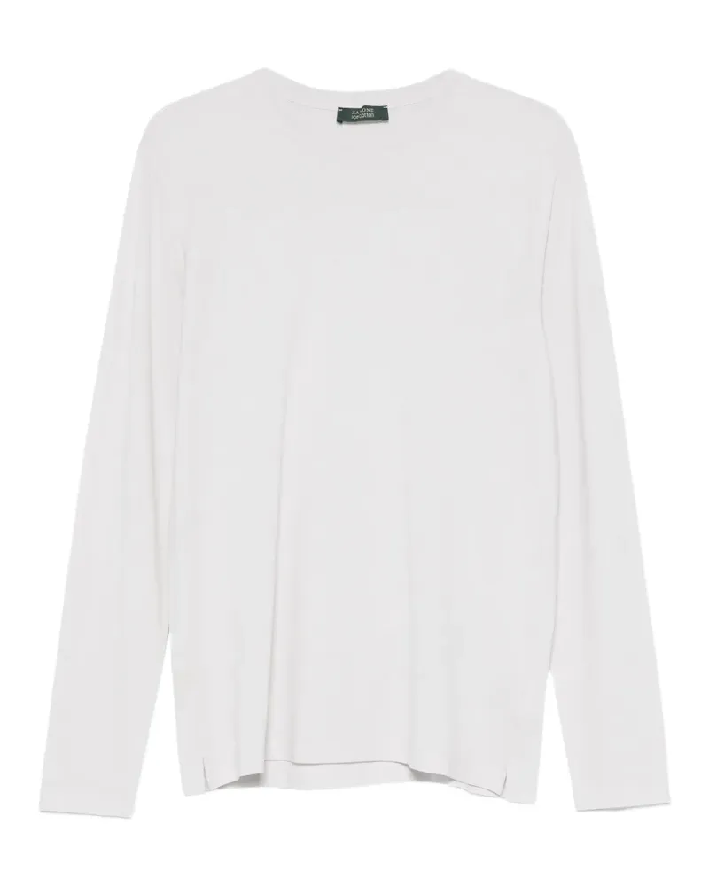 Zanone IceCotton long-sleeve T-shirt - Weiß Weiß