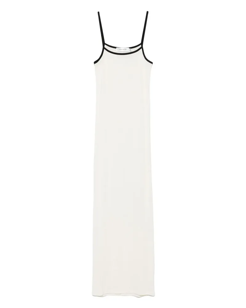 Aya Muse Midikleid aus Jersey - Weiß Weiß