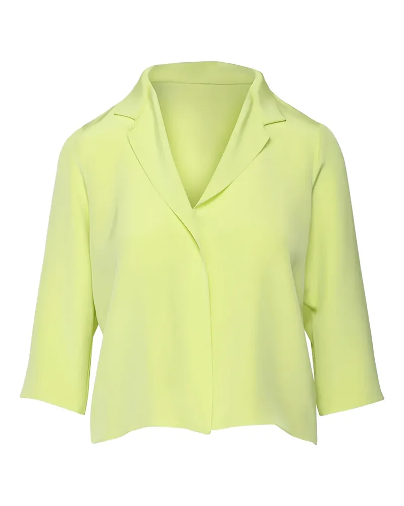 Peter Cohen Hemd mit V-Ausschnitt - Grün Grün