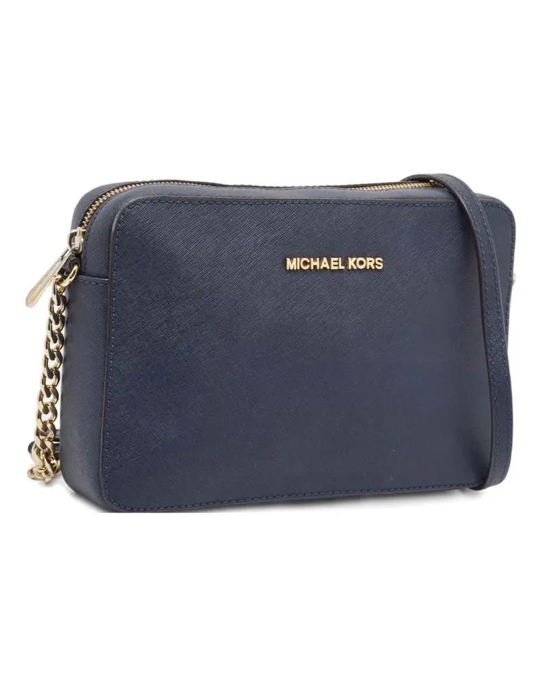 Michael Kors Jet Set Umhängetasche mit Kettenriemen - Blau Blau