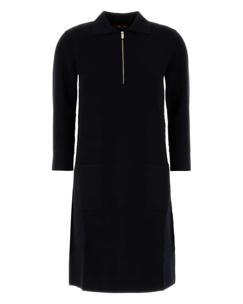 Max Mara Midnight blue viscose blend dress - Blau Blau