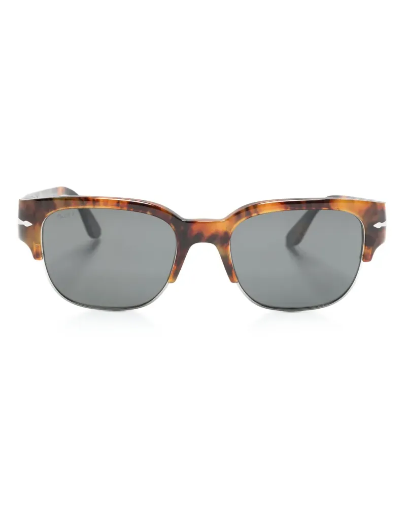 Persol Tom Sonnenbrille mit eckigem Gestell - Braun Braun