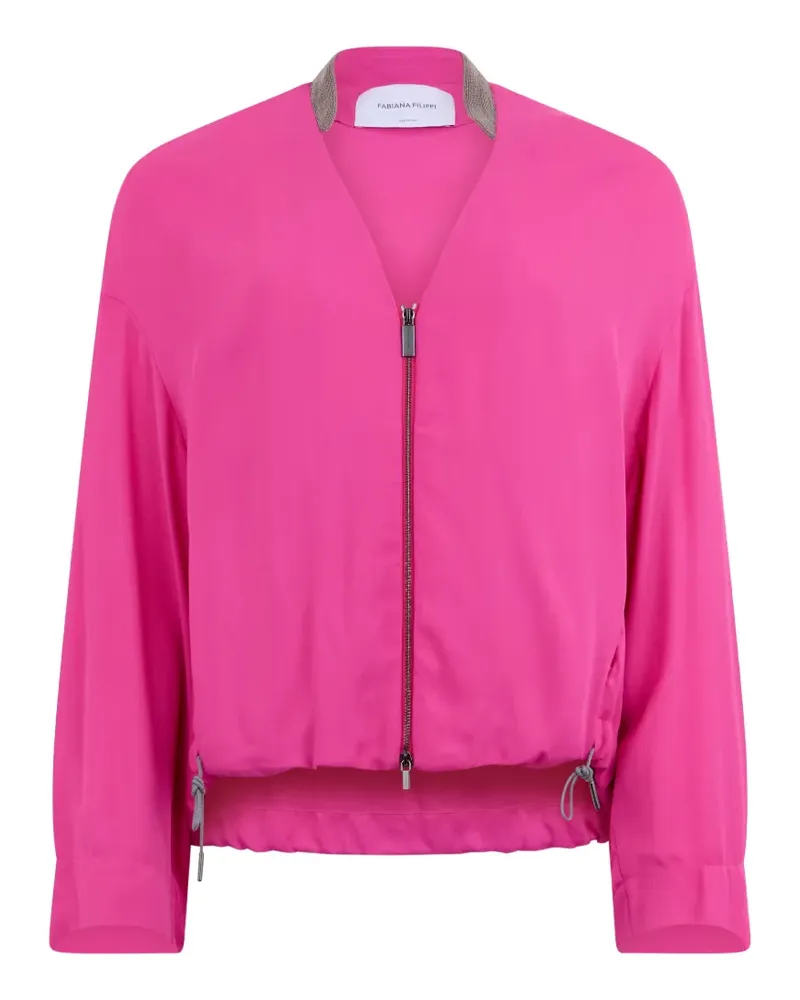 Fabiana Filippi zip-fastening jacket - Rosa Rosa