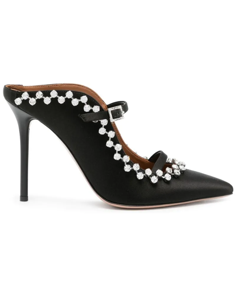 Malone Souliers Gala Mules 100mm - Schwarz Schwarz