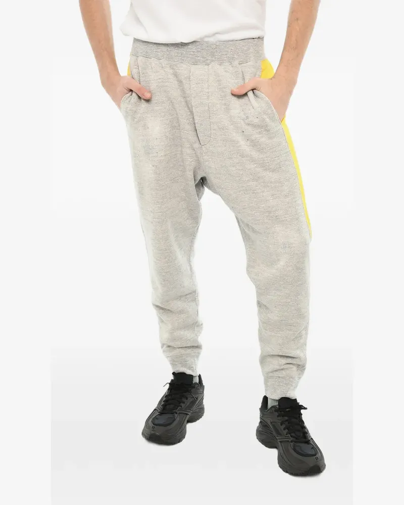 Dsquared2 contrast-stripe track pants - Grau Grau
