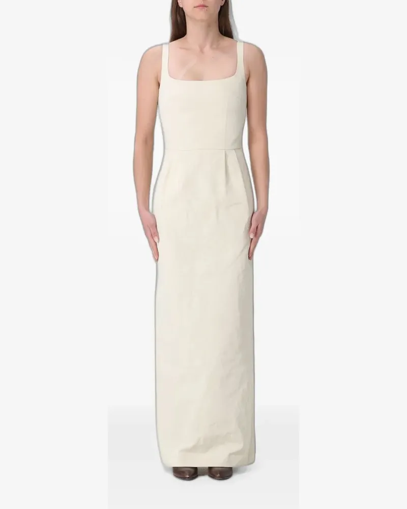 TER ET BANTINE square-neck sleeveless maxi dress - Nude Nude