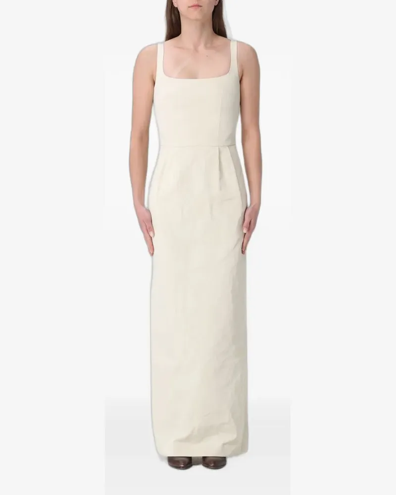 TER ET BANTINE square-neck sleeveless maxi dress - Nude Nude