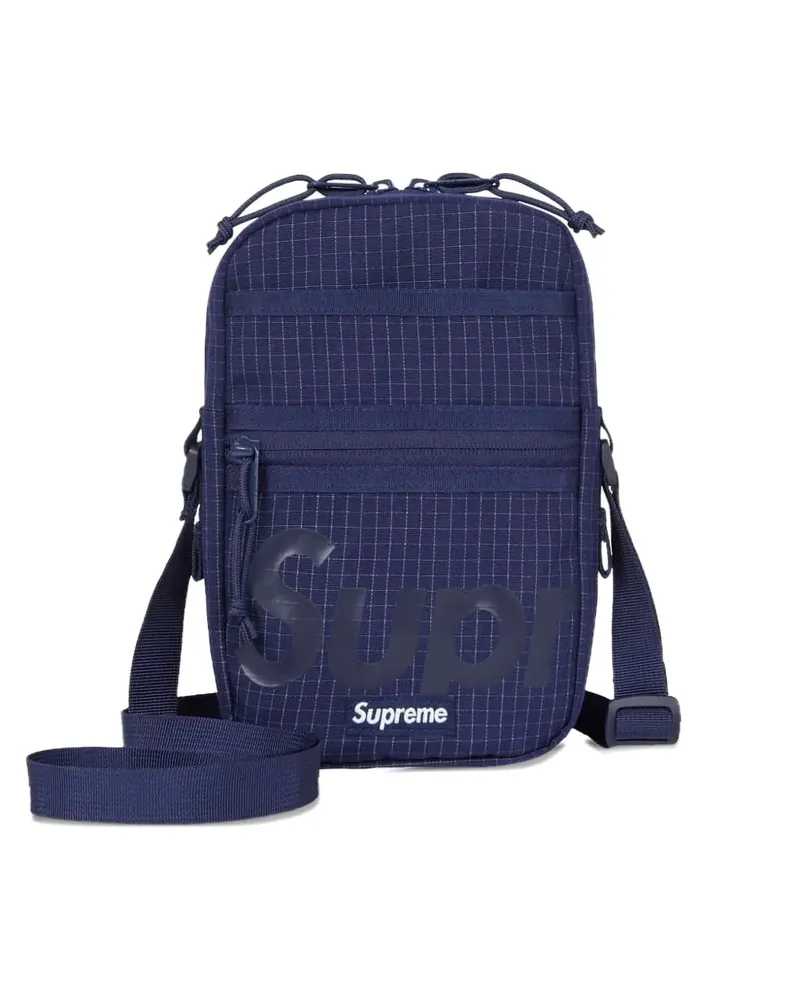Supreme Being Wasserabweisende Ripstop-Schultertasche - Blau Blau