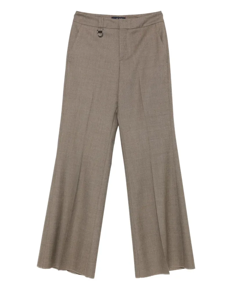 Seafarer Ausgestellte Hose mit Ringdetail - Braun Braun