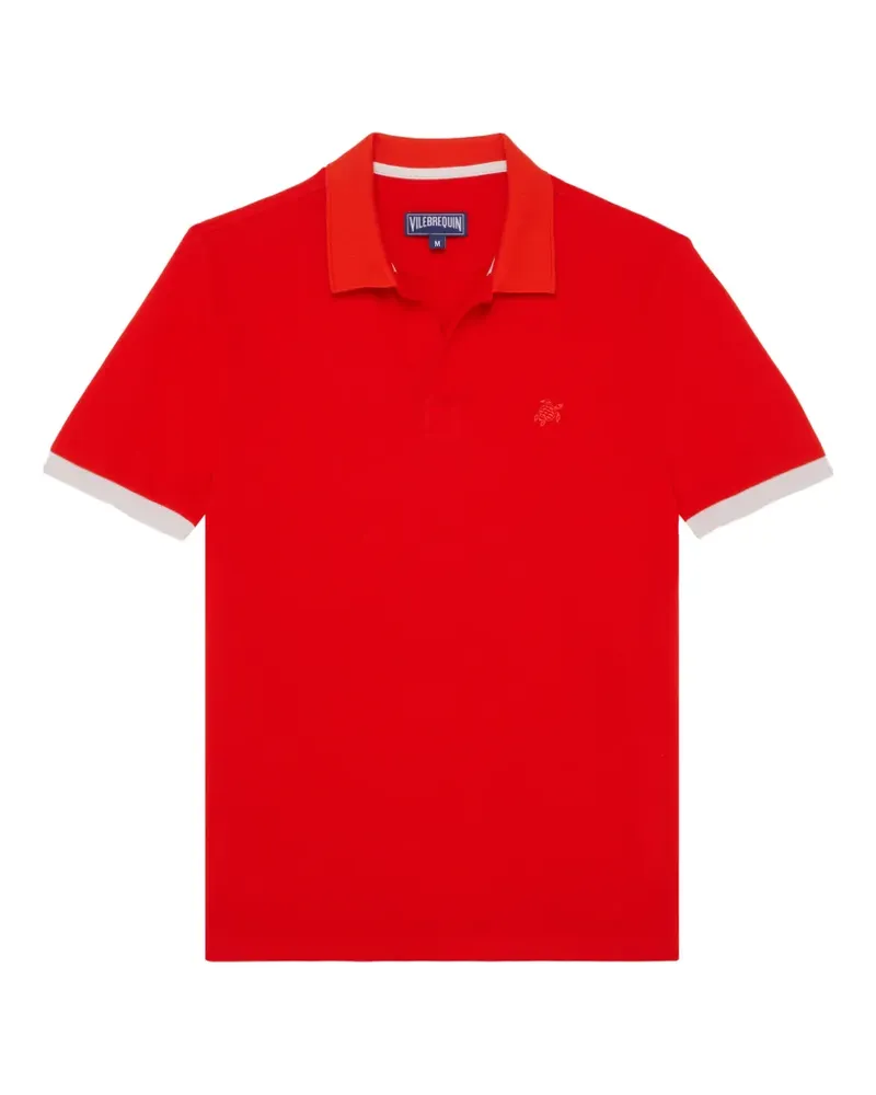 Vilebrequin embroidered-logo polo shirt - Rot Rot