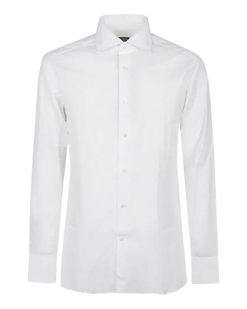 Ermenegildo Zegna Klassisches Hemd - Weiß Weiß