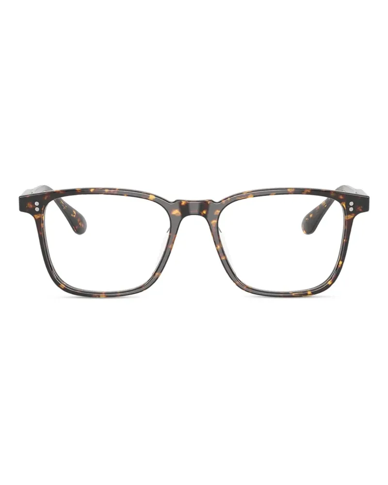 Oliver Peoples Tillen Brille mit eckigem Gestell - Braun Braun