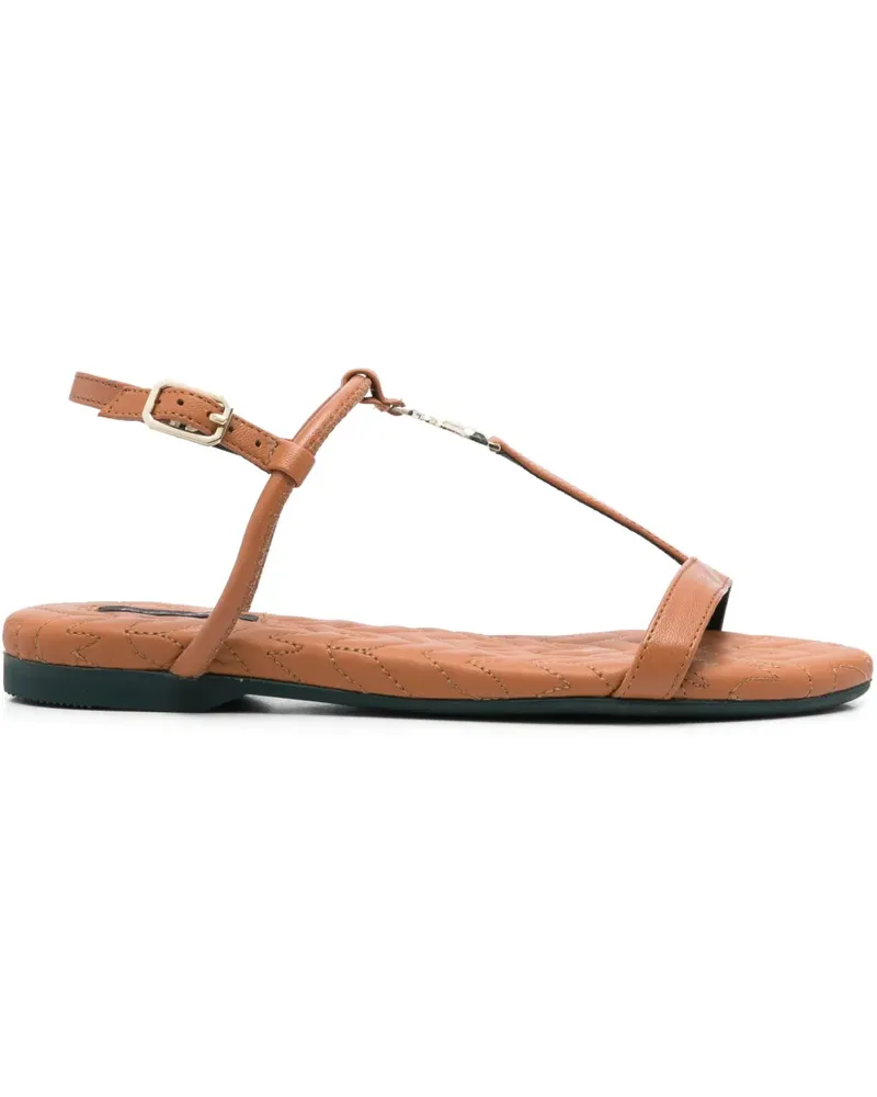 Patrizia Pepe Flache Sandalen - Braun Braun